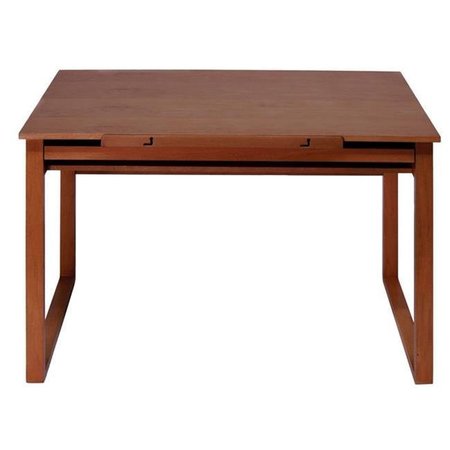 STUDIO DESIGNS Studio Designs 13285 Ponderosa Wood Topped Table - Sonoma Brown 13285